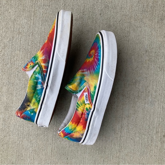 Vans Multicolor Tie-Dye Slip-Ons - Picture 3 of 4